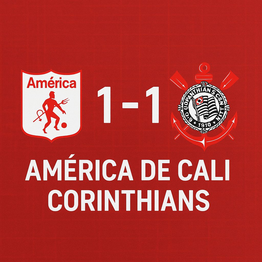 Corinthians empata com América de Cali e soma primeiro ponto na Sul-Americana